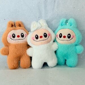 Labubu plush bag charm/ keychain | Cute purse/backpack charm